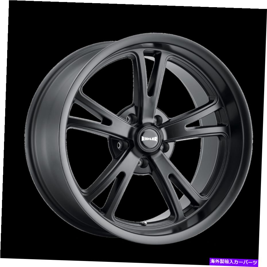ホイール　４本セット 20x9リドラー606マットブラックホイール5x120（35mm）セット4 20x9 RIDLER 606 Matte Black Wheels 5x120 (35mm) Set of 4【並行輸入品】