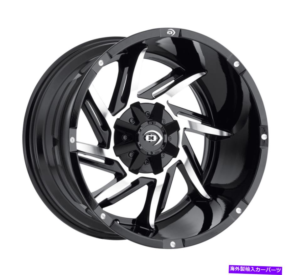 ホイール　４本セット 20x12 Vision 422 Prowler Gloss Black Machined Face Wheels 8x170（-51mm）セット4 20x12 Vision 422 Prowler Gloss Black Machined Face Wheels 8x170 (-51mm) Set of 4【並行輸入品】