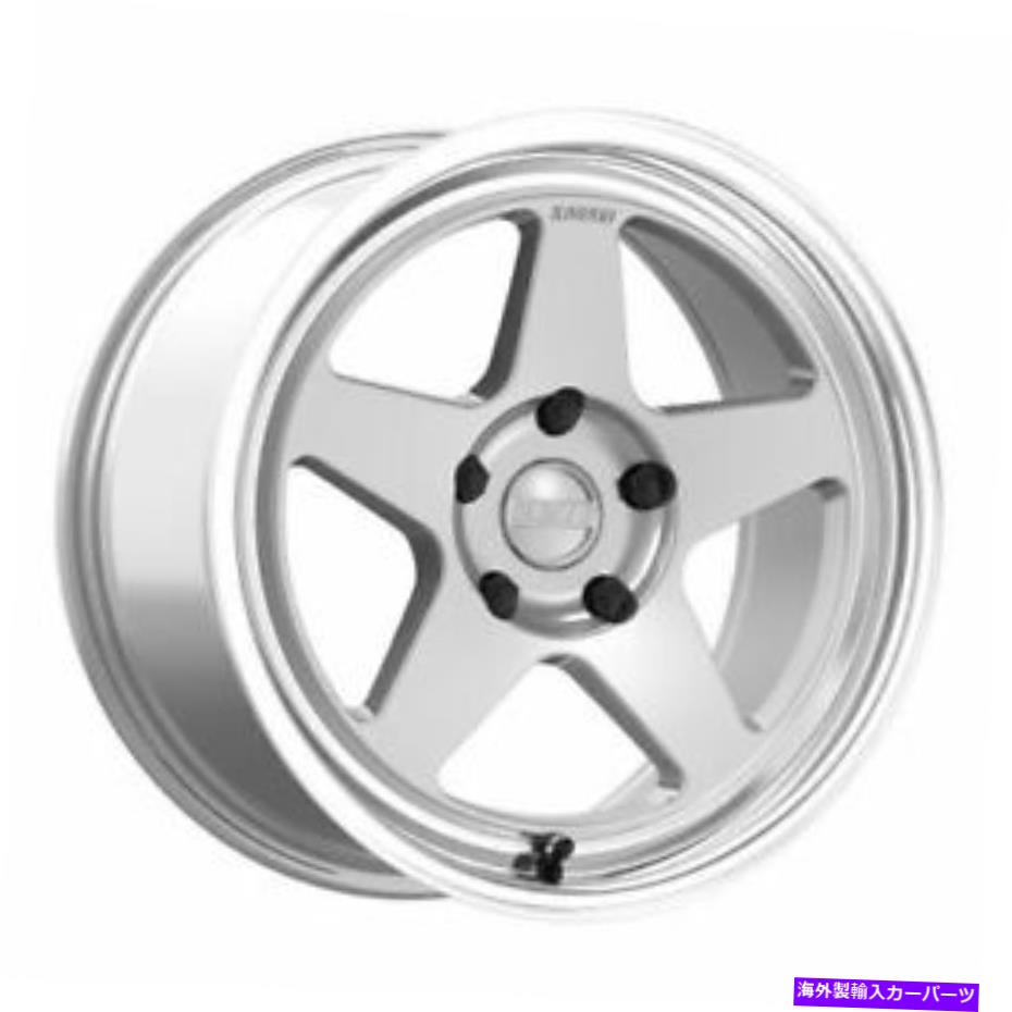 ホイール　４本セット 17x9 Kansei K12H KNPハイパーシルバーW/機械加工リップホイール5x120（12mm）セット4 17x9 Kansei K12H KNP Hyper Silver W/Machined Lip Wheels 5x120 (12mm) Set of 4【並行輸入品】