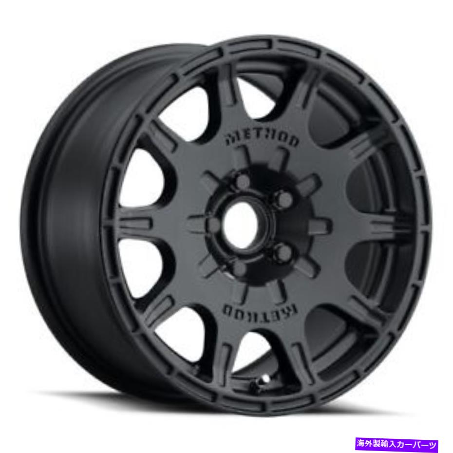 ホイール　４本セット 16x7メソッドMR502ラリーマットブラックホイール5x108（30mm）4のセット 16x7 Method MR502 Rally Matte Black Wheels 5x108 (30mm) Set of 4【並行輸入品】｜Us Custom Parts Shop USDM