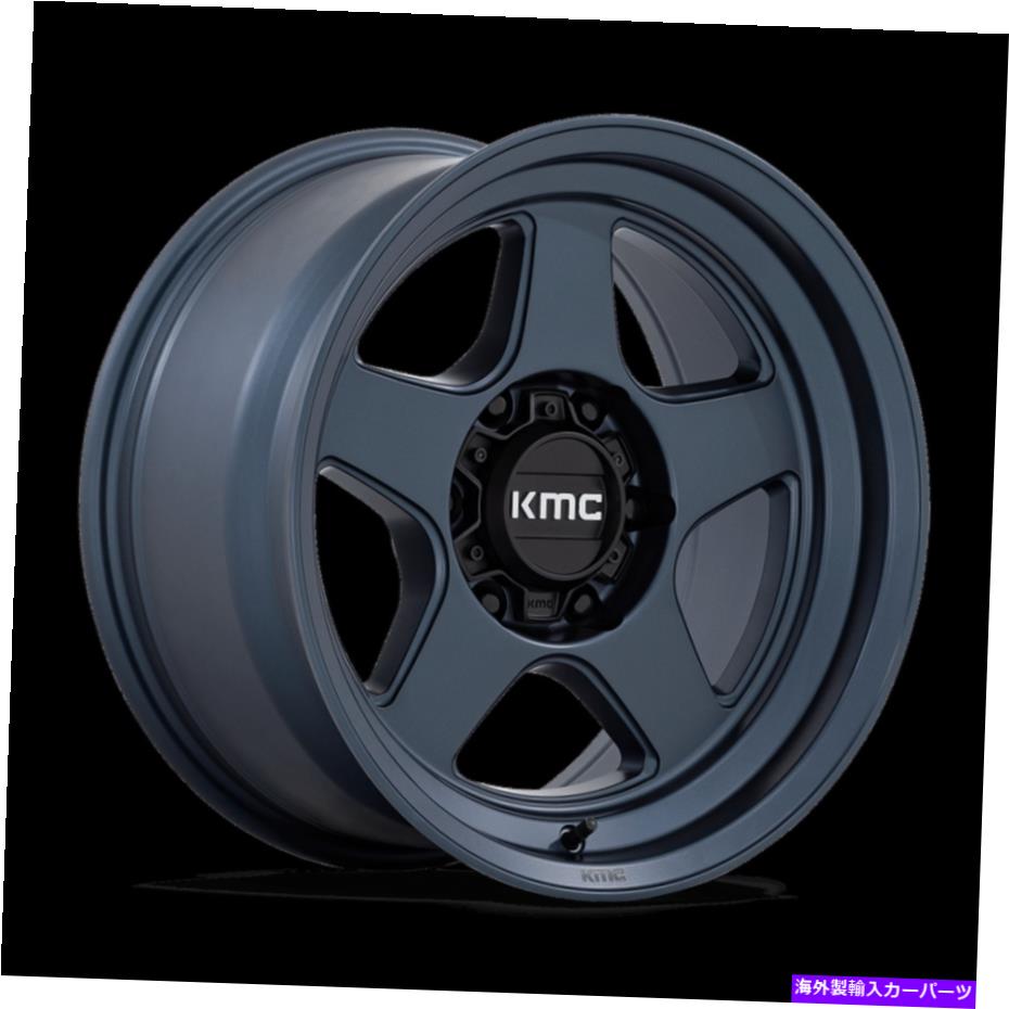 ホイール　４本セット 17x8.5 kmc km728ロボメタリックブルーホイール6x5.5（-10mm）セット4 17x8.5 KMC KM728 Lobo Metallic Blue Wheels 6x5.5 (-10mm) Set of 4【並行輸入品】 311,256円