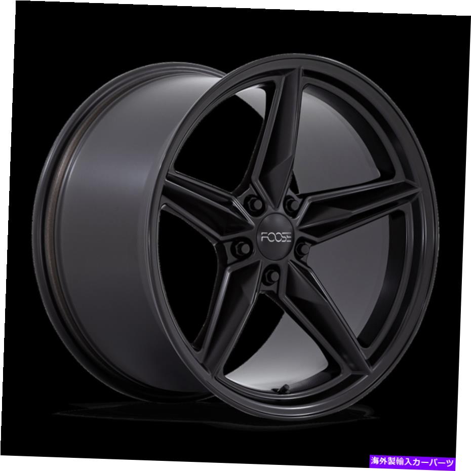 ホイール　４本セット 20x11 Foose F175 CF8マットブラックホイール5x115（20mm）セット4のセット 20x11 Foose F175 CF8 Matte Black Wheels 5x115 (20mm) Set of 4【並行輸入品】｜Us Custom Parts Shop USDM
