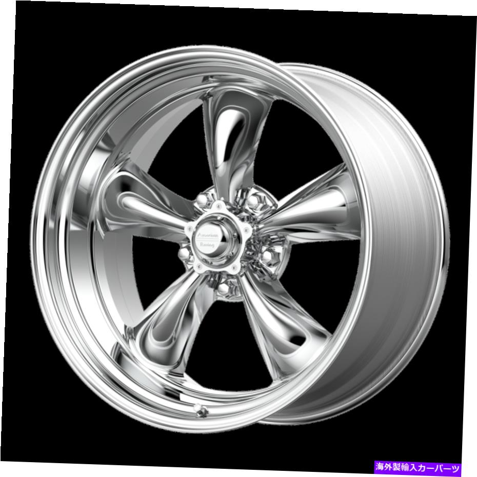 ホイール　４本セット 22x11 American Racing VN515 TORQ THRUST IIポリッシュホイール5x4.5（18mm）セット4 22x11 American Racing VN515 Torq Thrust II Polished Wheels 5x4.5 (18mm) Set of 4【並行輸入品】