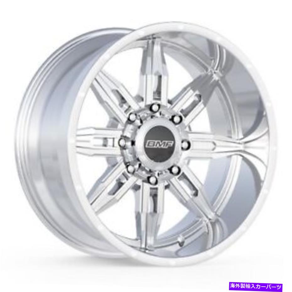 ホイール　４本セット 20x10 bmfルーレットポリッシュホイール8x180（-25mm）セット4 20x10 BMF Roulette Polished Wheels 8x180 (-25mm) Set of 4【並行輸入品】