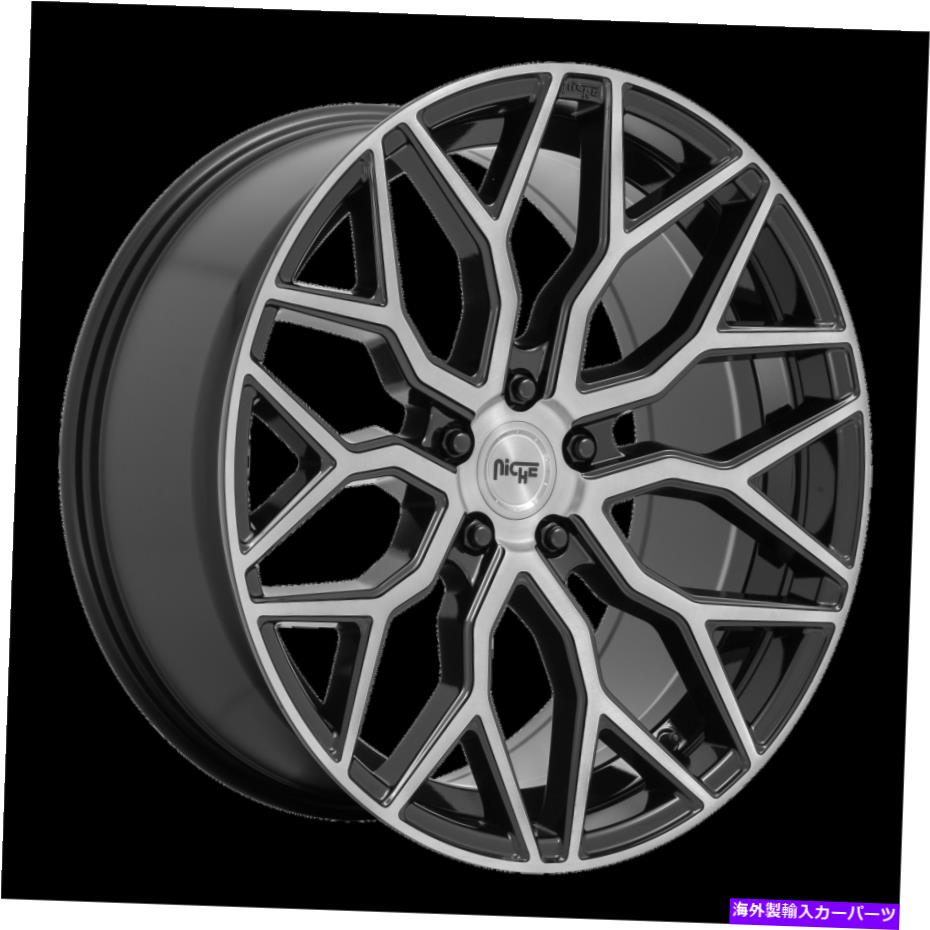 ホイール　４本セット 20x10.5ニッチ1PC M262マッツァンティグロスブラックホイール5x112（40mm）セット4 20x10.5 Niche 1pc M262 MAZZANTI Gloss Black Wheel 5x112 (40mm) Set of 4【並行輸入品】｜Us Custom Parts Shop USDM