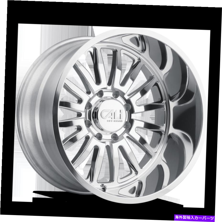 ホイール　４本セット 20x10カリオンロードサミット洗練されたホイール8x6.5（-25mm）セット4 20x10 CALI OFF-ROAD Summit Polished Wheels 8x6.5 (-25mm) Set of 4【並行輸入品】