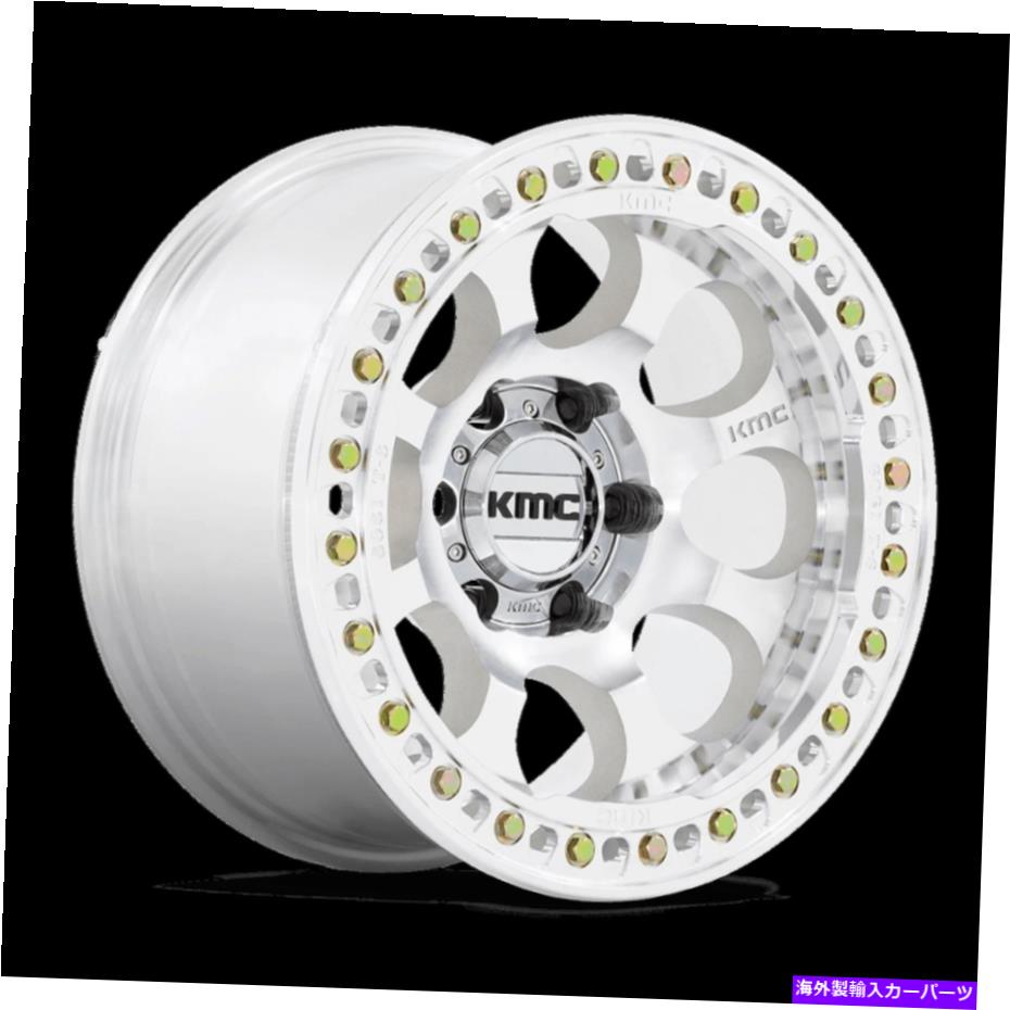 ホイール　４本セット 17x9 KMC KM237 RIOT BEADLOCK機械加工ホイールブランク（-12mm）4のセット 17x9 KMC KM237 Riot BEADLOCK Machined Wheels Blank (-12mm) Set of 4【並行輸入品】