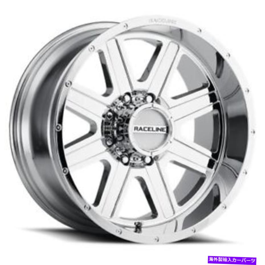 ホイール　４本セット 18x9レーチライン940c人質のクロムホイール8x170（-12mm）セット4 18x9 Raceline 940C Hostage Chrome Wheels 8x170 (-12mm) Set of 4【並行輸入品】