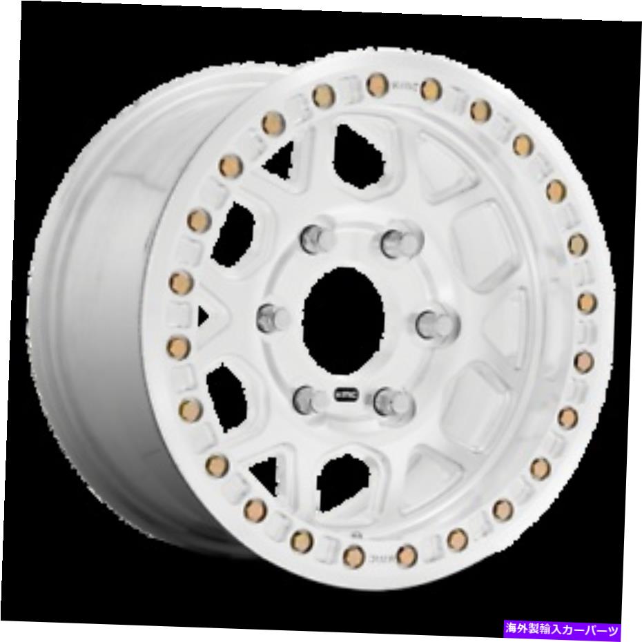 ホイール　４本セット 17x9 kmc km444ビードロック生加工車輪6ラグブランク（-12mm）セット4 17x9 KMC KM444 BEADLOCK Raw Machined Wheels 6 Lug BLANK (-12mm) Set of 4【並行輸入品】