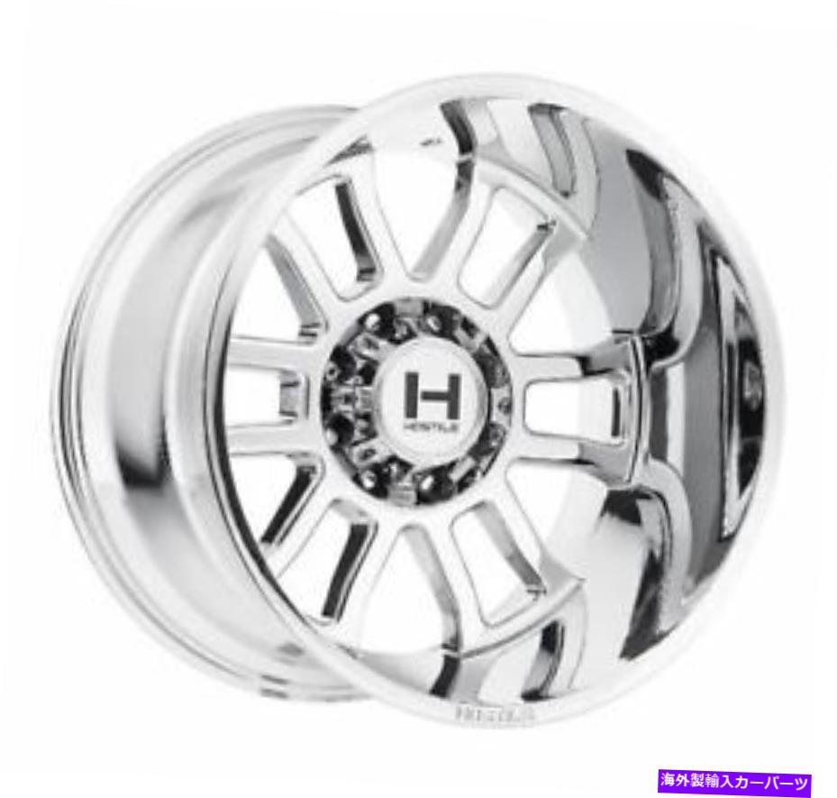 ホイール　４本セット 22x14敵対的なH107ガントレットアーマーメッキ（Chrome）ホイール8x180（-76mm）セット4 22x14 Hostile H107 Gauntlet Armor Plated (Chrome) Wheels 8x180 (-76mm) Set of 4【並行輸入品】