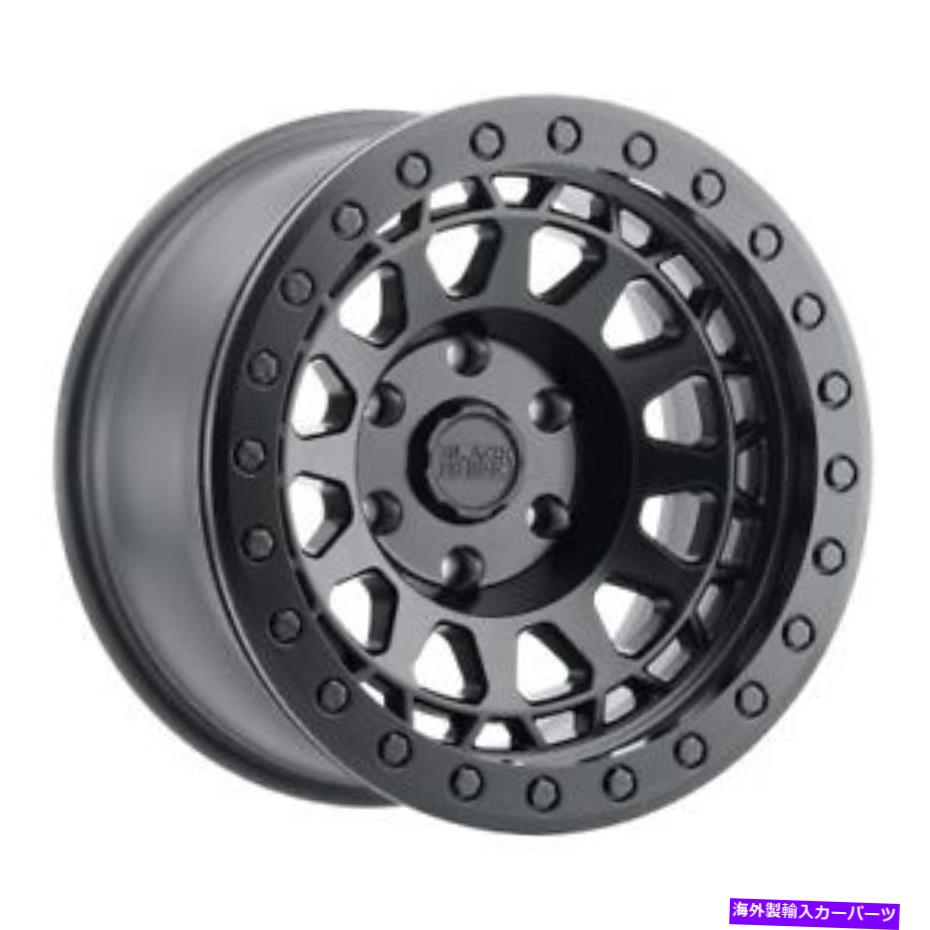 ホイール　４本セット 17x8.5 Black Rhino Primm Beadlock Black W/Blk Bolts Wheel 5x4.5（-38mm）セット4 17x8.5 Black Rhino Primm Beadlock Black W/Blk Bolts Wheel 5x4.5 (-38mm) Set of 4【並行輸入品】