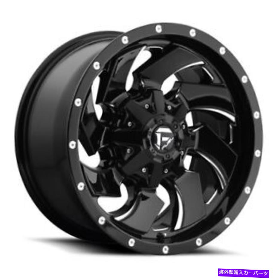 ホイール　４本セット 20x9 D574 Fuel Cleaver Black＆Milled Wheels 5x5.5/5x150（1mm）セット4のセット 20x9 D574 Fuel Cleaver Black & Milled Wheels 5x5.5/5x150 (1mm) Set of 4【並行輸入品】｜Us Custom Parts Shop USDM