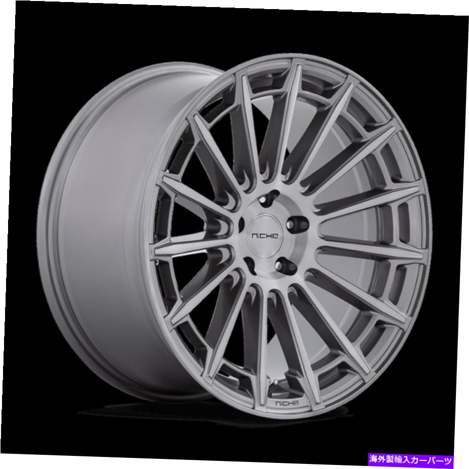 ホイール 4本セット 20x10.5ニッチM276アマルフィプラチナホイール5x4.5(40mm)セット4 20x10.5 Niche M276 Amalfi Platinum Wheels 5x4.5 (40mm) Set of 4【並行輸入品】