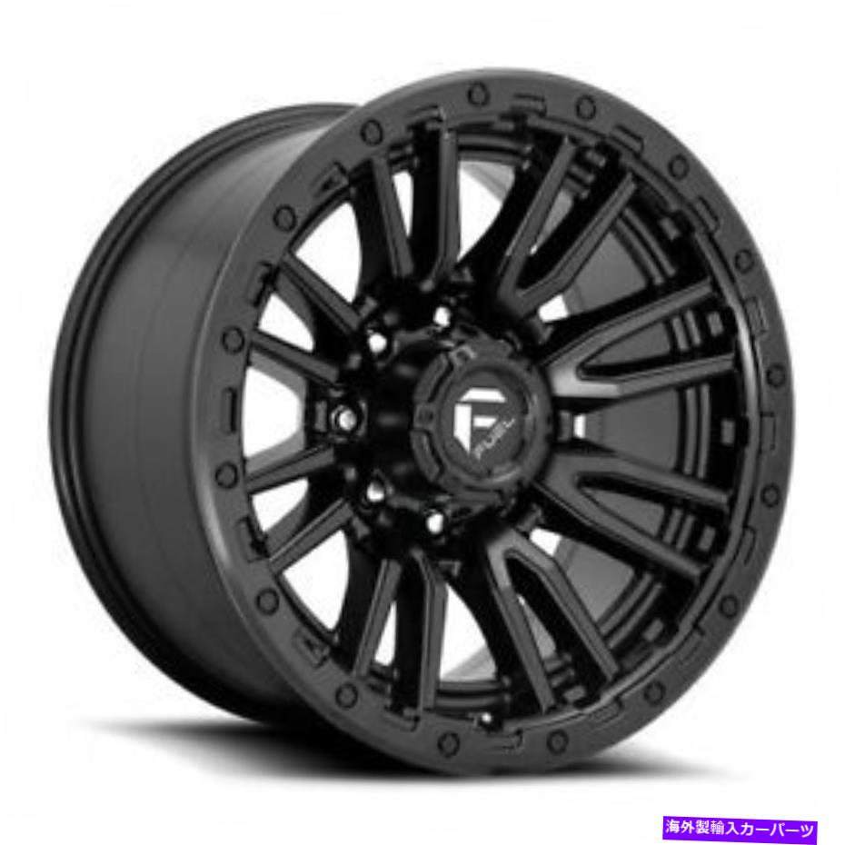 ホイール 4本セット 22x12 D679 Fuel Rebel Matteブラックホイール8x180(-44mm)4のセット 22x12 D679 Fuel Rebel Matte Black Wheels 8x180 (-44mm) Set of 4【並行輸入品】