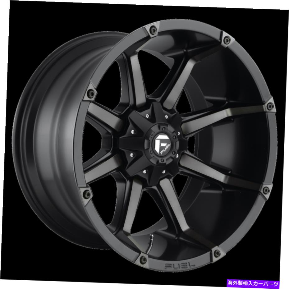 ホイール　４本セット 20x9燃料D556カプラーマットブラックダブルダークピントホイール6x5.5（20mm）セット4 20x9 Fuel D556 Coupler Matte Black Double Dark Tint Wheels 6x5.5 (20mm) Set of 4【並行輸入品】｜Us Custom Parts Shop USDM