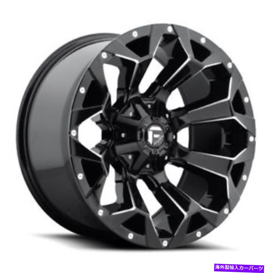 ホイール　４本セット 20x9 d576燃料攻撃グロスブラックミリングホイール5x5.5/5x150（1mm）セット4のセット 20x9 D576 Fuel Assault Gloss Black Milled Wheels 5x5.5/5x150 (1mm) Set of 4【並行輸入品】｜Us Custom Parts Shop USDM 370,953円