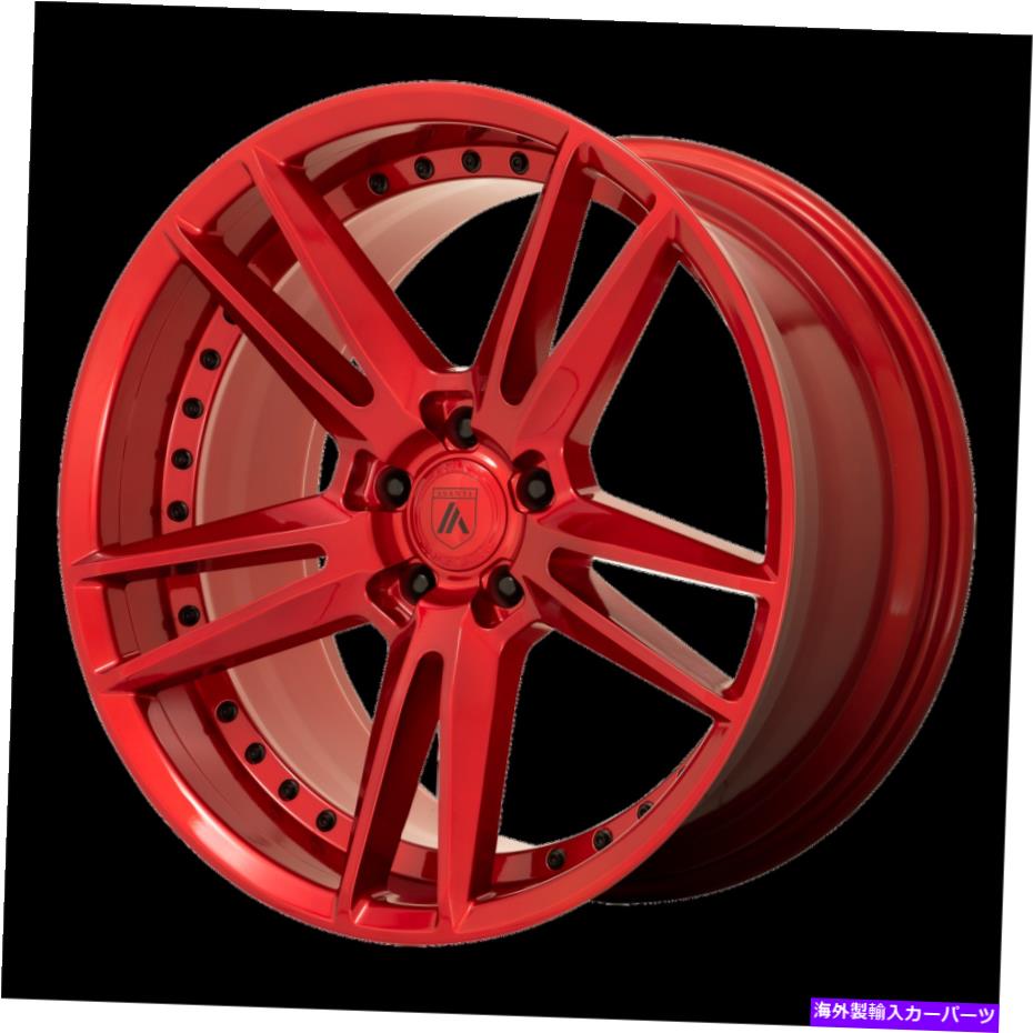 ホイール　４本セット 20x10.5 asanti black abl-33治世キャンディレッドホイール5x120（38mm）セット4 20x10.5 Asanti Black ABL-33 Reign Candy Red Wheels 5x120 (38mm) Set of 4【並行輸入品】｜Us Custom Parts Shop USDM