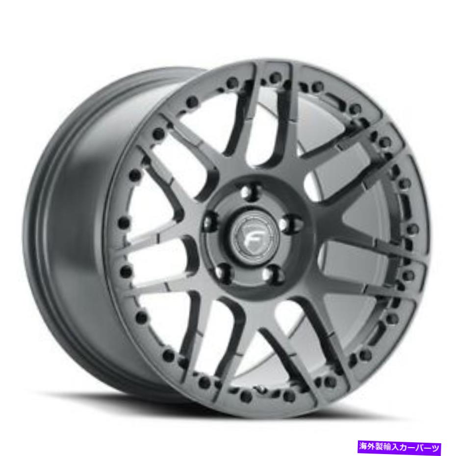 ホイール　４本セット 17x10 forgestar f283 f14ビードロックグロスアントララサイトホイール5x4.5（50mm）セット4 17x10 Forgestar F283 F14 BEADLOCK Gloss Anthracite Wheels 5x4.5 (50mm) Set of 4【並行輸入品】