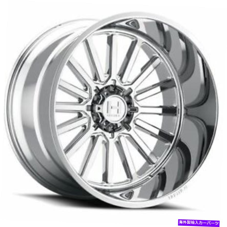 ホイール　４本セット 20x12敵対的なH127タイタンアーマーメッキ（クロム）ホイール5x139（-44mm）セット4 20x12 Hostile H127 Titan Armor Plated (Chrome) Wheels 5x139 (-44mm) Set of 4【並行輸入品】
