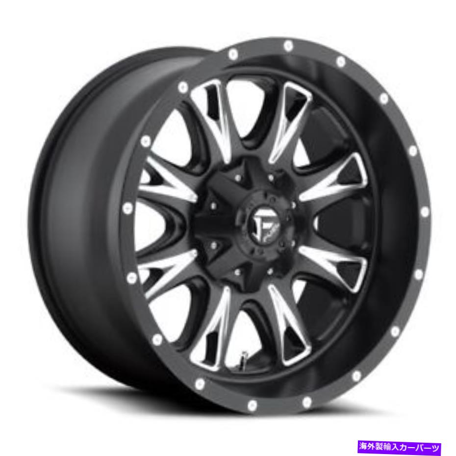 ホイール　４本セット 20x9 d513燃料スロットルブラック＆ミリングホイール6x135/6x5.5（20mm）セット4 20x9 D513 Fuel Throttle Black & Milled Wheels 6x135/6x5.5 (20mm) Set of 4【並行輸入品】｜Us Custom Parts Shop USDM