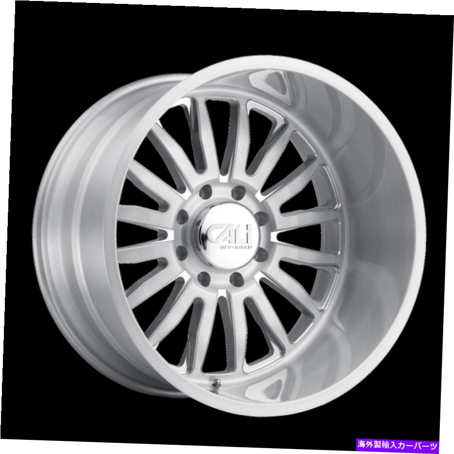 ホイール　４本セット 20x12 Cali Off-Road Summit Brushed Clear Glossホイール8x180（-51mm）セット4 20x12 CALI OFF-ROAD Summit Brushed Clear Gloss Wheels 8x180 (-51mm) Set of 4【並行輸入品】