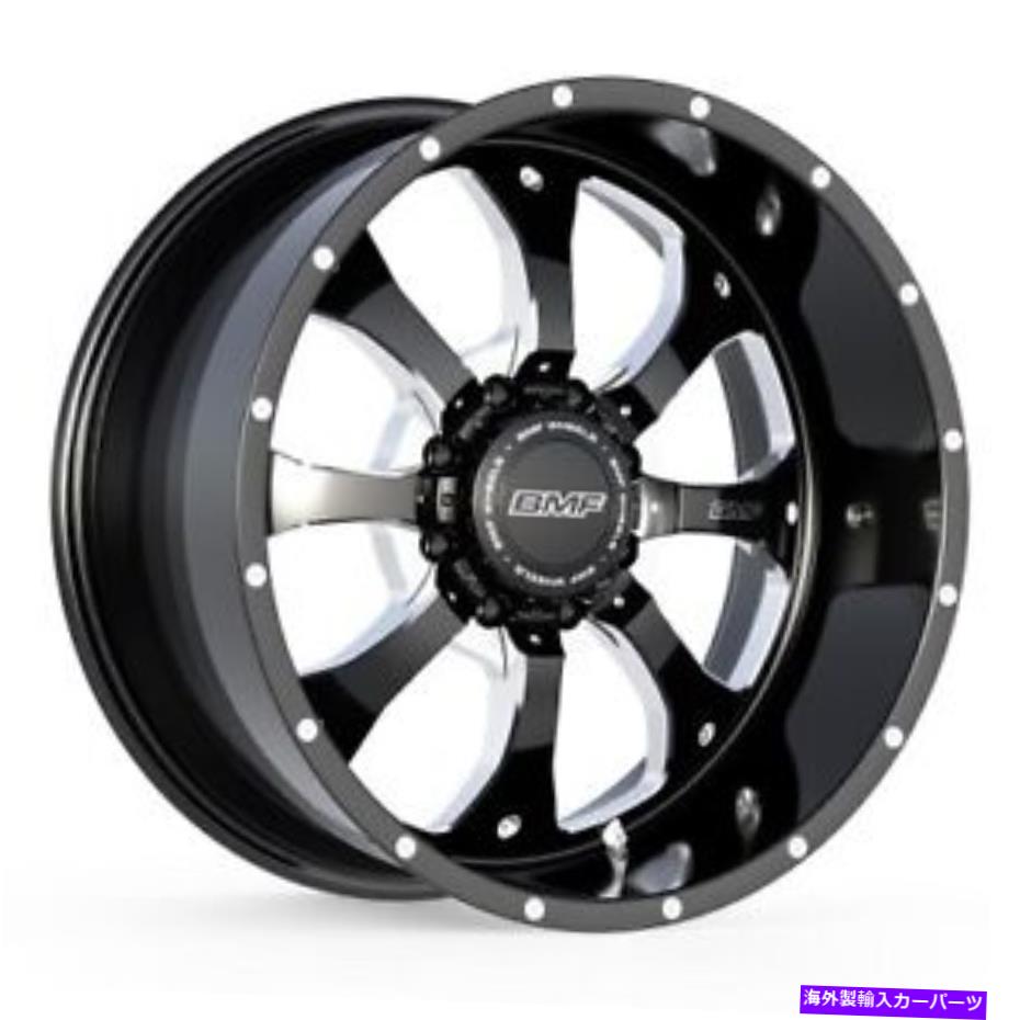 ホイール　４本セット 20x10 BMFペイバック署名ブラックミリングホイール8x170（-25mm）セット4のセット 20x10 BMF Payback Signature Black Milled Wheels 8x170 (-25mm) Set of 4【並行輸入品】