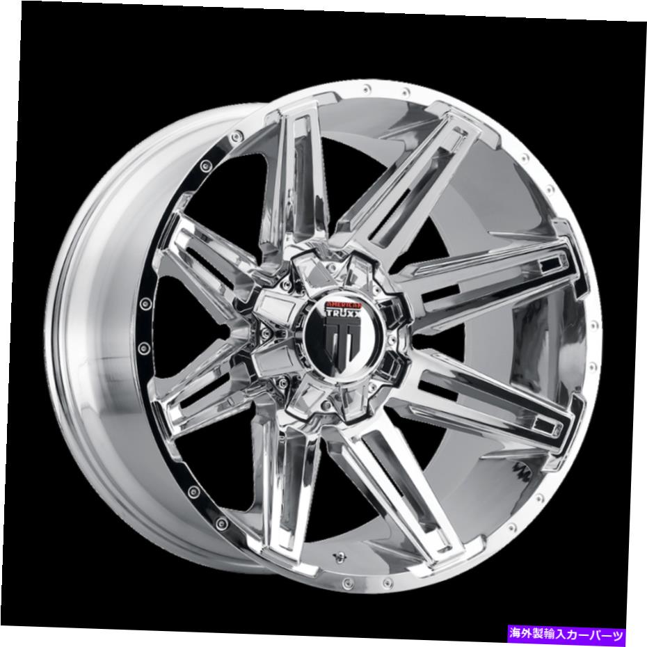 ホイール　４本セット 18x9アメリカントラックスブームクロムホイール6x135/6x5.5（-12mm）セット4 18x9 American Truxx BOOM Chrome Wheels 6x135/6x5.5 (-12mm) Set of 4【並行輸入品】