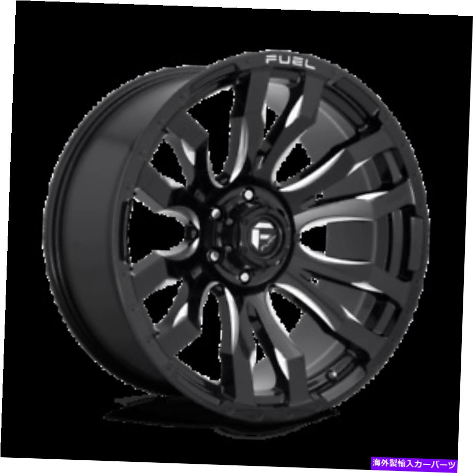 ホイール　４本セット 20x10燃料オフロードD673ブリッツグロスブラックミリングホイール5x5.5（-18mm）セット4 20x10 Fuel Off-Road D673 Blitz Gloss Black Milled Wheels 5x5.5 (-18mm) Set of 4【並行輸入品】