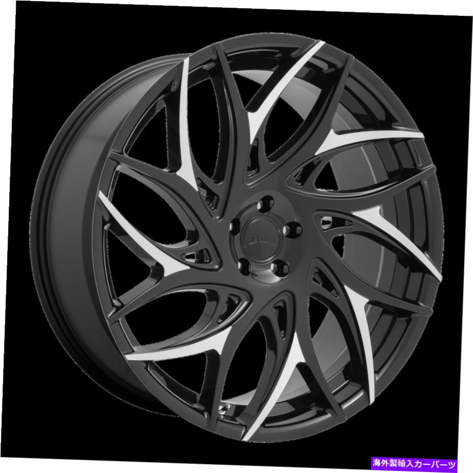 ホイール　４本セット 24x10ダブ1PC S259 G.O.A.T.グロスブラックホイール5x5.5（25mm）セット4 24x10 DUB 1pc S259 G.O.A.T. Gloss Black Wheel 5x5.5 (25mm) Set of 4【並行輸入品】