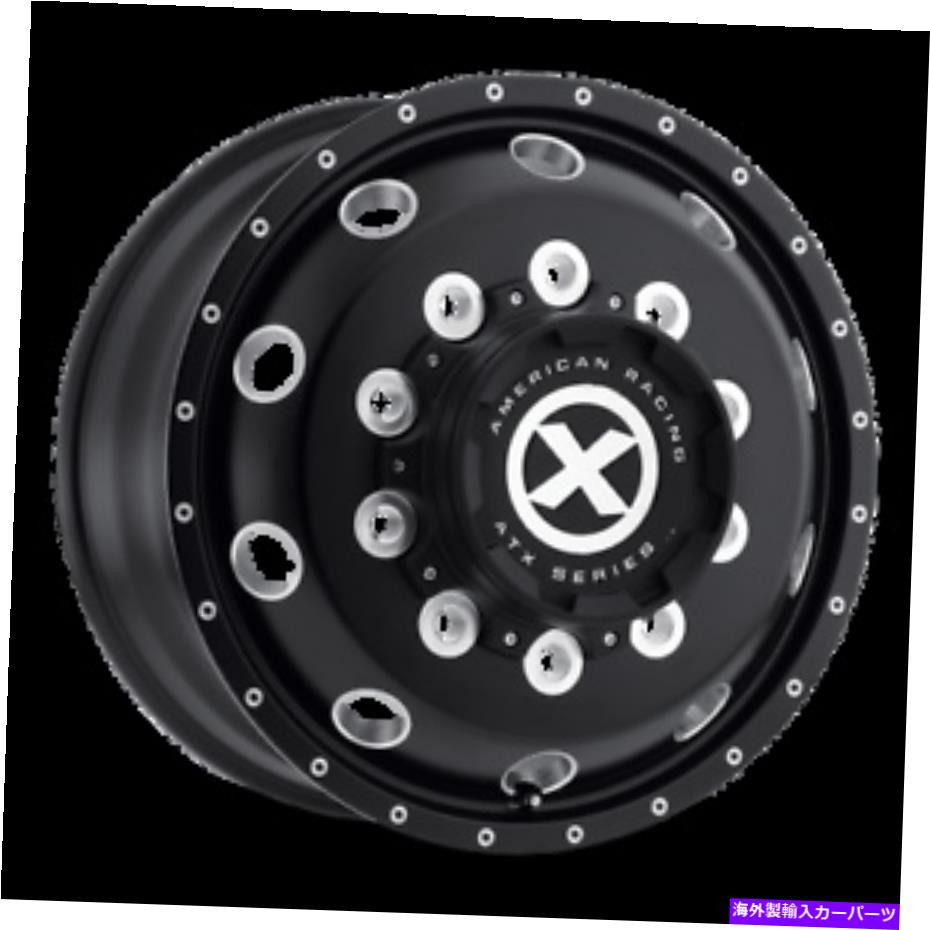 ホイール　４本セット 22.5x9 ATX AO400 Baja Gloss Black Fr Wheel 10x285.75（152mm）セット4 22.5x9 ATX AO400 BAJA Gloss Black Fr Wheel 10X285.75 (152mm) Set of 4【並行輸入品】