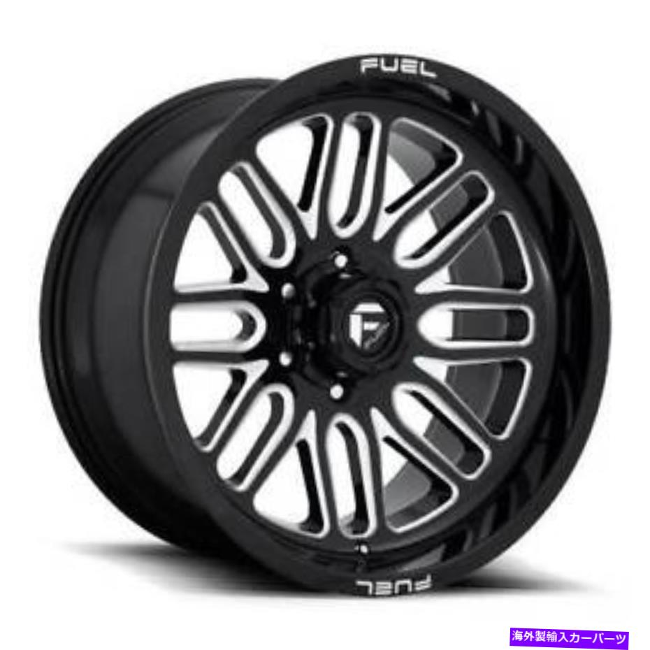 ホイール　４本セット 20x10 d662燃料イグナイトグロスブラック＆ミルドホイール8x170（-18mm）セット4セット 20x10 D662 Fuel Ignite Gloss Black & Milled Wheels 8x170 (-18mm) Set of 4【並行輸入品】