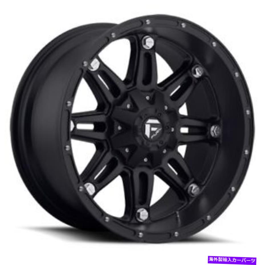 ホイール　４本セット 20x12 d531燃料人質マットブラックホイール8x6.5（-44mm）4のセット 20x12 D531 Fuel Hostage Matte Black Wheels 8x6.5 (-44mm) Set of 4【並行輸入品】