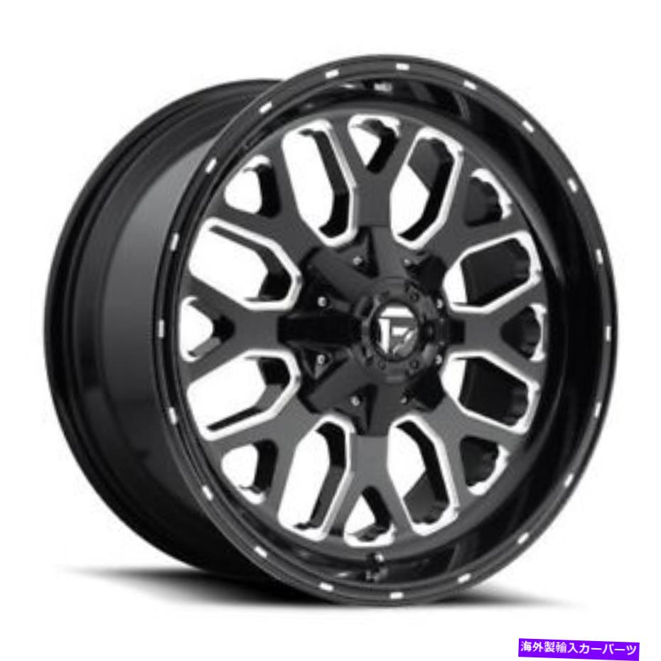 ホイール　４本セット 20x9 D588 Fuel Titan Black＆Milled Wheels 6x135/6x5.5（20mm）4のセット 20x9 D588 Fuel Titan Black & Milled Wheels 6x135/6x5.5 (20mm) Set of 4【並行輸入品】｜Us Custom Parts Shop USDM