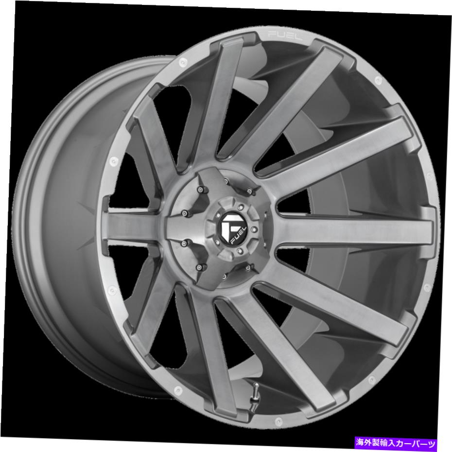 ホイール　４本セット 20x10燃料D714コントラプラチナガンメタルホイール5x4.5/5x5（-18mm）セット4 20x10 Fuel D714 Contra Platinum Gun Metal Wheels 5x4.5/5x5 (-18mm) Set of 4【並行輸入品】