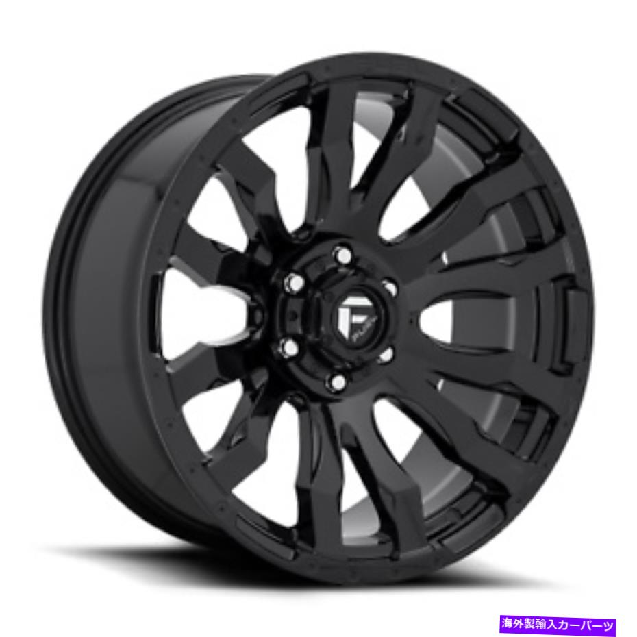 ホイール　４本セット 22x12 D675 Fuel Blitz Gloss BlackWheels 6x5.5（-44mm）4のセット 22x12 D675 Fuel Blitz Gloss Black Wheels 6x5.5 (-44mm) Set of 4【並行輸入品】 423,770円