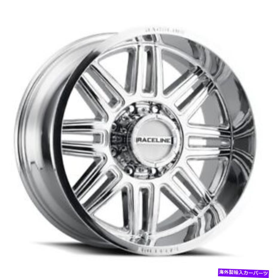 ホイール　４本セット 20x9 Raceline 948cスプリットクロムホイール8x170（0mm）セット4 20x9 Raceline 948C Split Chrome Wheels 8x170 (0mm) Set of 4【並行輸入品】