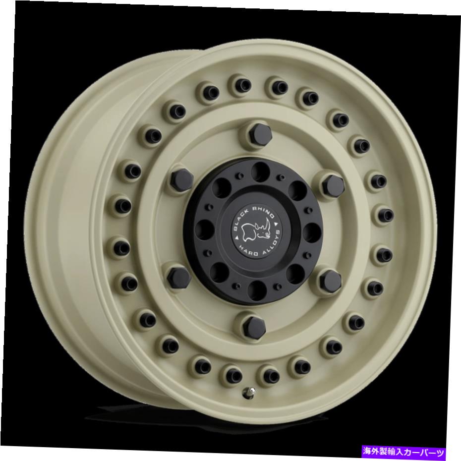 ホイール　４本セット 20x9.5ブラックサイアーモリーデザートサンドホイール6x135/6x5.5（6mm）セット4のセット 20x9.5 Black Rhino Armory Desert Sand Wheels 6x135/6x5.5 (6mm) Set of 4【並行輸入品】｜Us Custom Parts Shop USDM