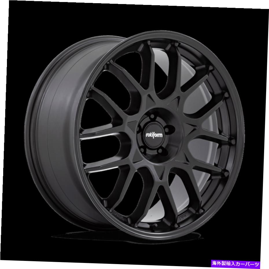 ホイール　４本セット 22x12 Rotiform R195 ZWSマットブラックホイール5x112（35mm）セット4 22x12 Rotiform R195 ZWS Matte Black Wheels 5x112 (35mm) Set of 4【並行輸入品】