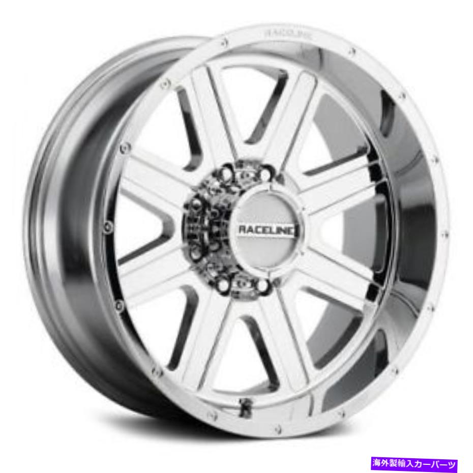 ホイール　４本セット 20x9 Raceline 940c人質のクロムホイール8x6.5（12mm）セット4 20x9 Raceline 940C Hostage Chrome Wheels 8x6.5 (12mm) Set of 4【並行輸入品】
