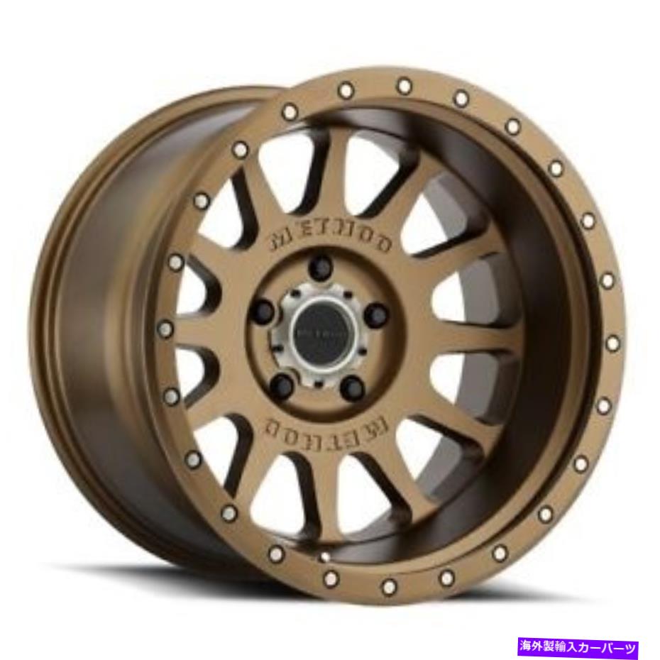 ホイール　４本セット 20x12メソッドMR605 NVメソッドブロンズホイール8x6.5（-52mm）セット4 20x12 Method MR605 NV Method Bronze Wheels 8x6.5 (-52mm) Set of 4【並行輸入品】｜Us Custom Parts Shop USDM 829,400円