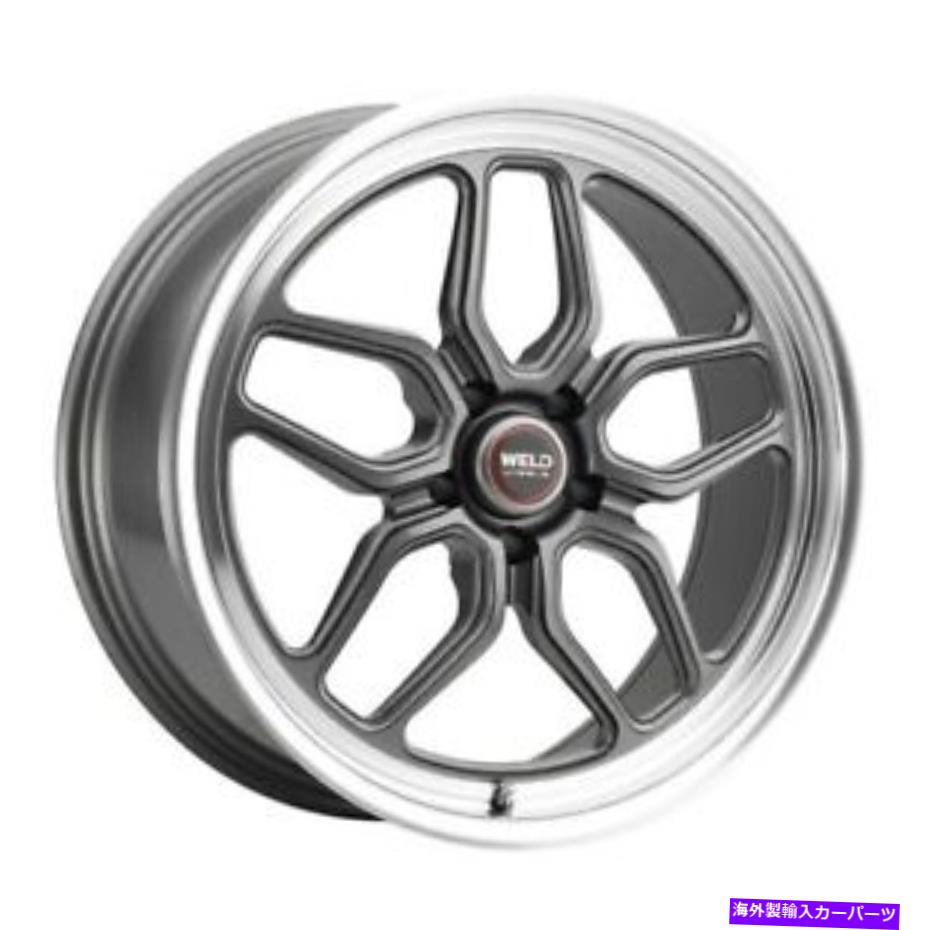 ホイール　４本セット 22x8.5 Weld S108 Laguna Matte Gunmetal Milled Wheels 5x5（6mm）セット4のセット 22x8.5 WELD S108 Laguna Matte Gunmetal Milled Wheels 5x5 (6mm) Set of 4【並行輸入品】