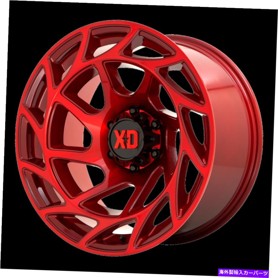 ホイール　４本セット 20x12 XD XD860 OnSlaught Candy Red Wheels 6x135（-44mm）セット4 20x12 XD XD860 Onslaught Candy Red Wheels 6x135 (-44mm) Set of 4【並行輸入品】