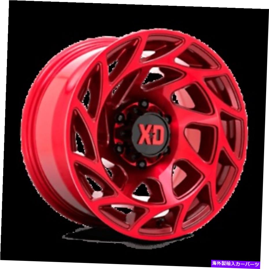 ホイール　４本セット 20x12 XD XD860 OnSlaught Candy Red Wheels 5x5（-44mm）セット4セット 20x12 XD XD860 Onslaught Candy Red Wheels 5x5 (-44mm) Set of 4【並行輸入品】