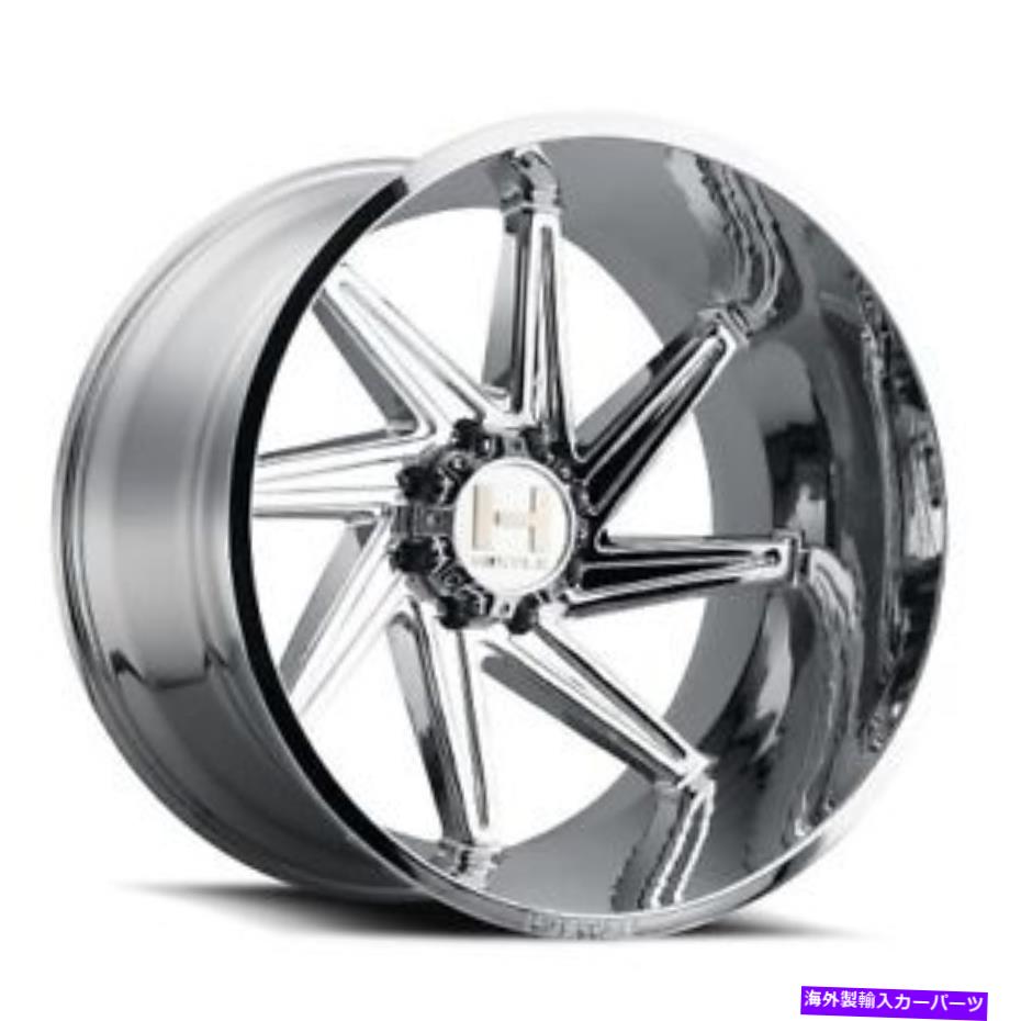 ホイール　４本セット 22x12敵対的H119 DAGR Chrome方向ホイール8x180（-44mm）セット4 22x12 Hostile H119 DAGR Chrome DIRECTIONAL Wheels 8x180 (-44mm) Set of 4【並行輸入品】