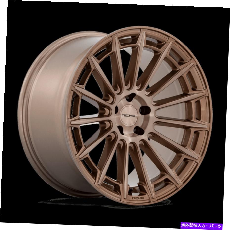 ホイール　４本セット 20x10.5ニッチM275アマルフィプラチナブロンズホイール5x4.5（40mm）セット4 20x10.5 Niche M275 Amalfi Platinum Bronze Wheels 5x4.5 (40mm) Set of 4【並行輸入品】