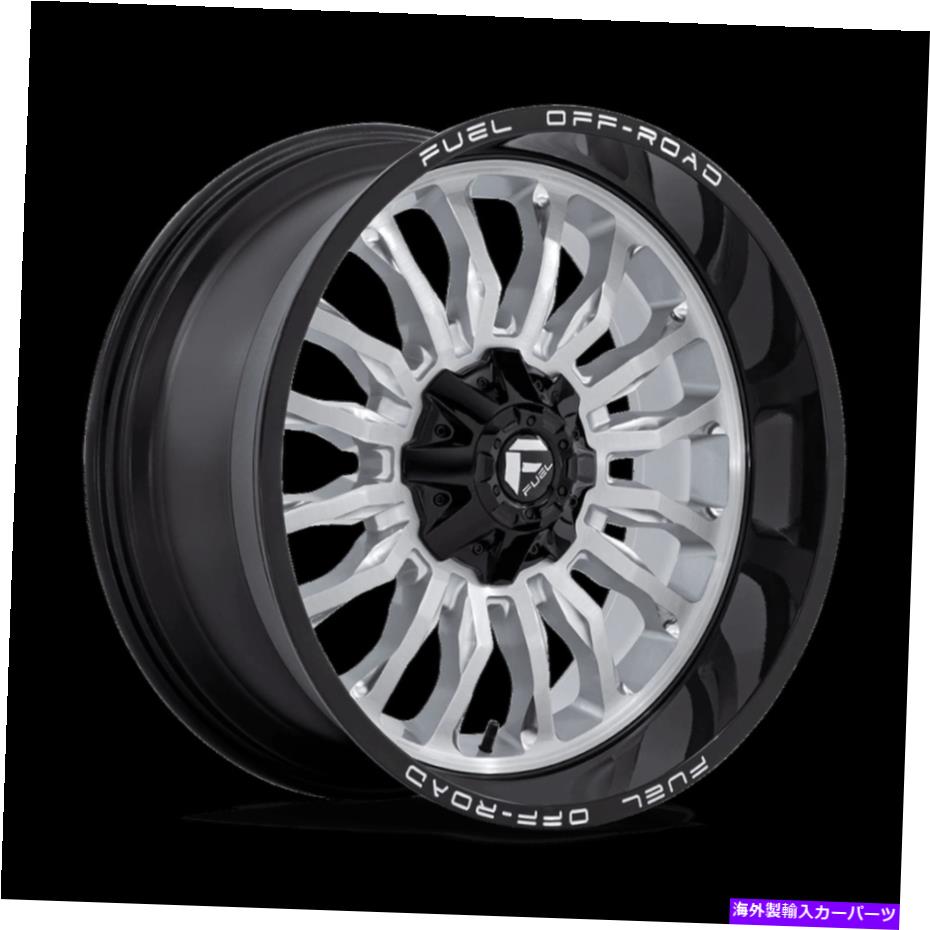 ホイール　４本セット 22x10燃料オフロードD798アークシルバーブラシホイール6x135/6x5.5（-18mm）セット4 22x10 Fuel Off-Road D798 Arc Silver Brushed Wheels 6x135/6x5.5 (-18mm) Set of 4【並行輸入品】