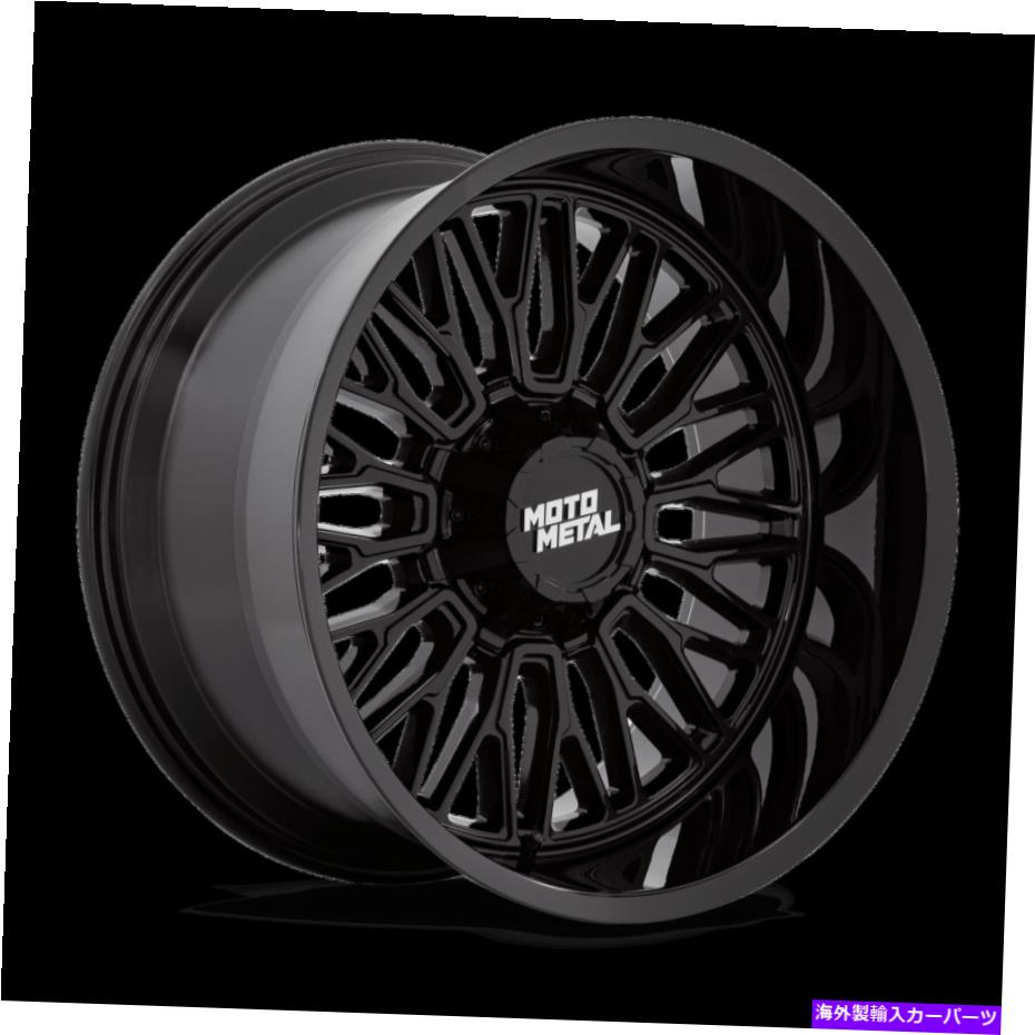 ホイール　４本セット 22x10 Moto Metal Mo809スティンガーグロスブラックホイール8x6.5（-18mm）セット4 22x10 Moto Metal MO809 Stinger Gloss Black Wheels 8x6.5 (-18mm) Set of 4【並行輸入品】 375,557円