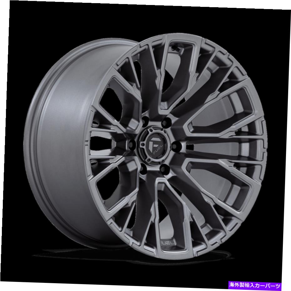 ホイール　４本セット 20x10 Fuel D848 Rebar Matte Gunmetal Wheels 6x135（-18mm）セット4 20x10 Fuel D848 Rebar Matte Gunmetal Wheels 6x135 (-18mm) Set of 4【並行輸入品】
