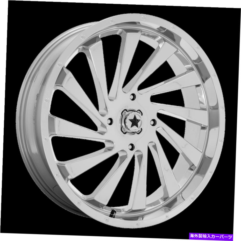 ホイール　４本セット 18x7 MSAオフロードホイールM46クロムホイール4x156（0mm）4のセット 18x7 MSA Offroad Wheels M46 Chrome Wheel 4x156 (0mm) Set of 4【並行輸入品】