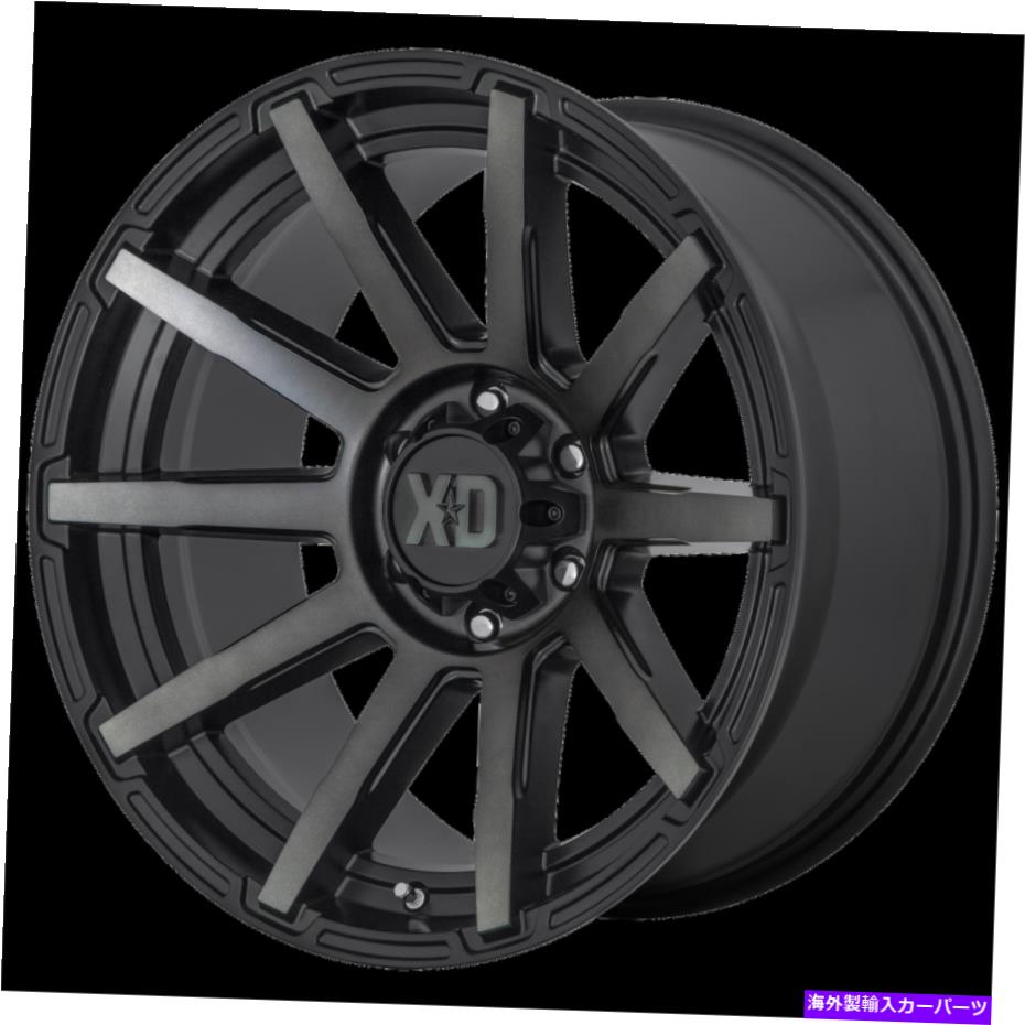 ホイール 4本セット 22x10 XDシリーズXD847アウトブレイクブラックw/灰色の色合いホイール8x6.5(-18mm)セット4 22x10 XD Series XD847 Outbreak Black W/Gray Tint Wheels 8x6.5 (-18mm) Set of 4【並行輸入品】|Us Custom Parts Shop USDM